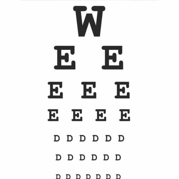 420 Eye Chart Everyday Greeting Card - Picture 3 of 3